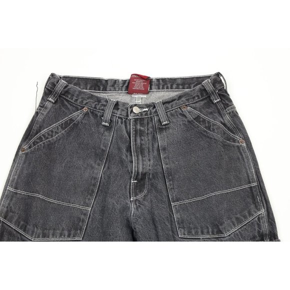 Vintage Def Jam Records 32x29 Distressed Big Pocket Baggy Fit Wide Leg Jeans - Picture 2 of 11